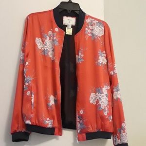 Forever 21 satin jacket large